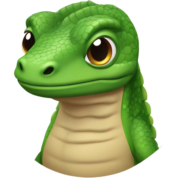 Lagarto con pelo largo liso emoji