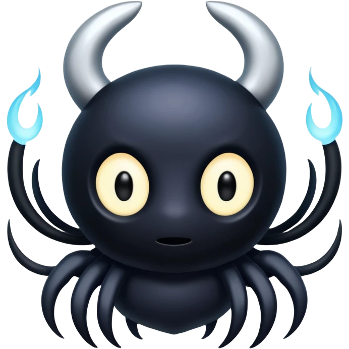 Hollow Knight character with glowing eyes emoji