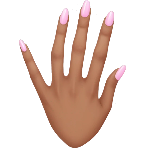 Light pink nails emoji