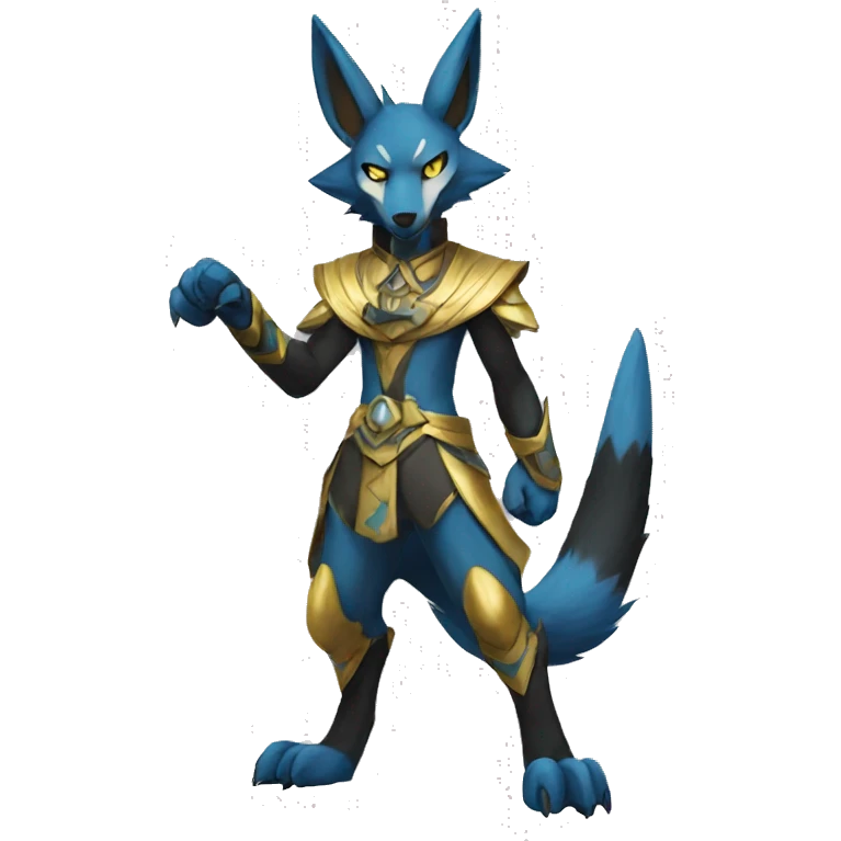 Lucario-Anubis-Zeraora full body emoji