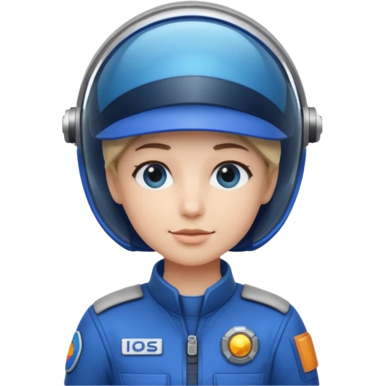 Blue-visor space mechanic emoji