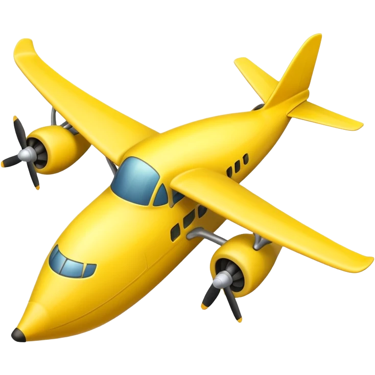 Plane banana  emoji