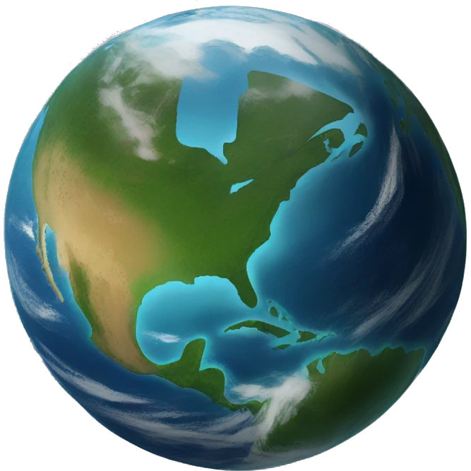us north america earth emoji