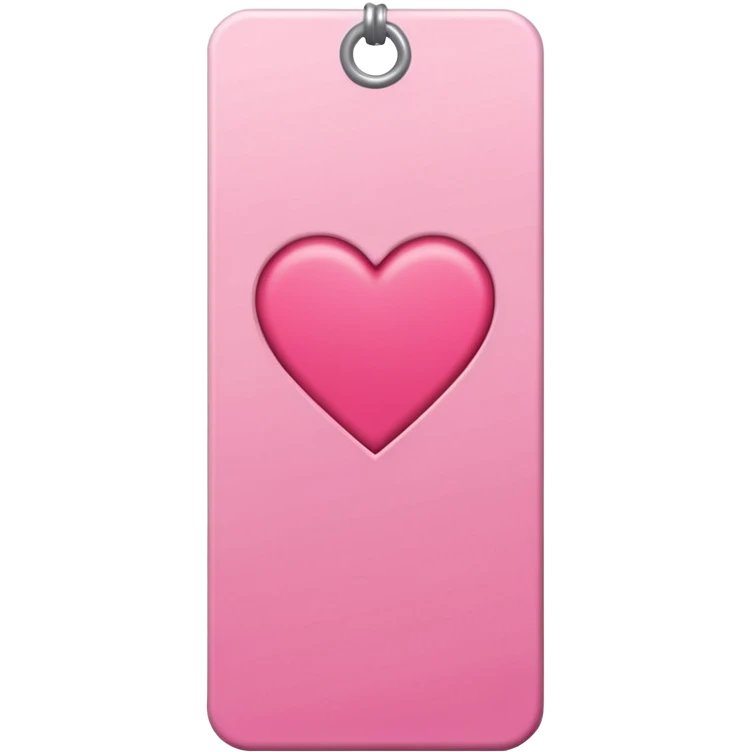 heart patterned  rectangler bookmark emoji