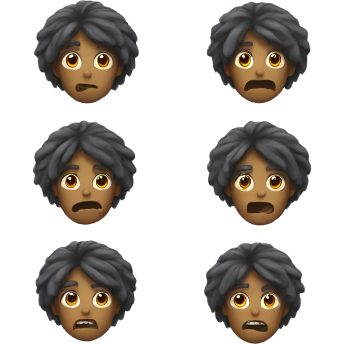 👹 with a wig  emoji