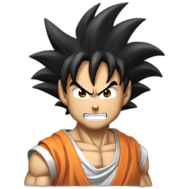 does goku clean nuts? emoji