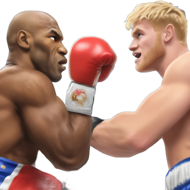 Jake Paul fighting Mike Tyson  emoji