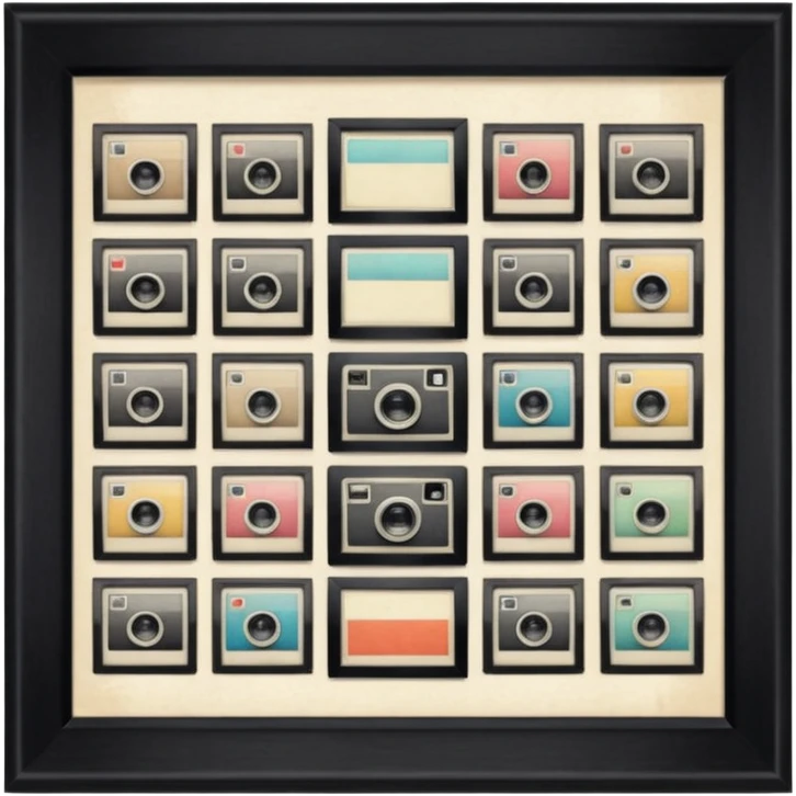 polaroid cadre  emoji