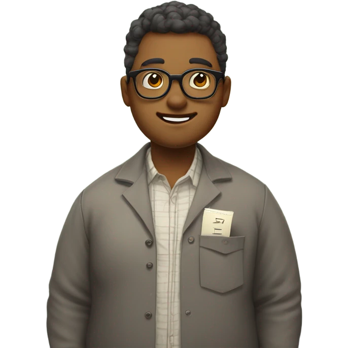 A fat math teacher emoji