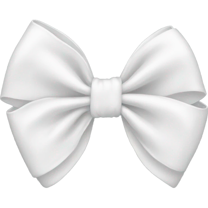 white bow emoji