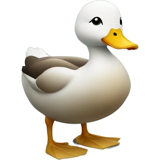 Duck in a pond emoji