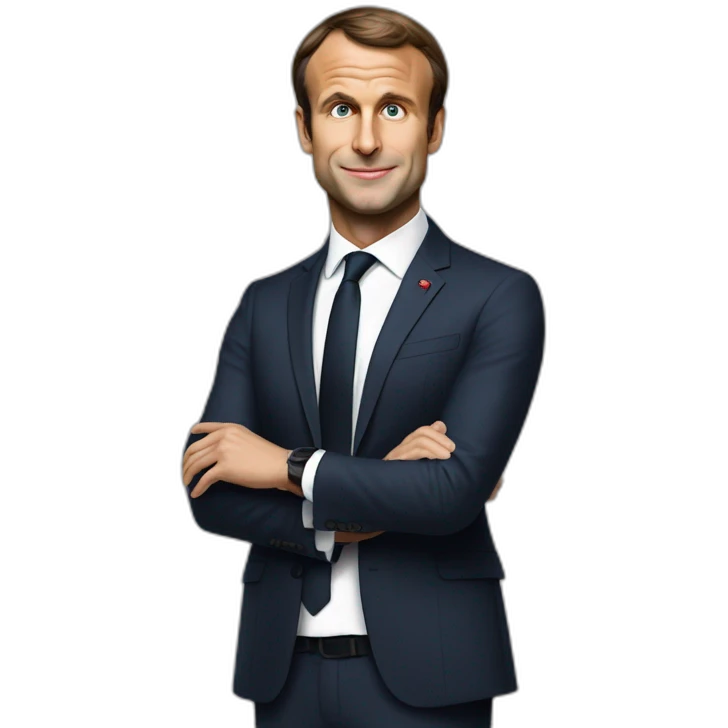 Emanuel Macron sur Brigitte emoji