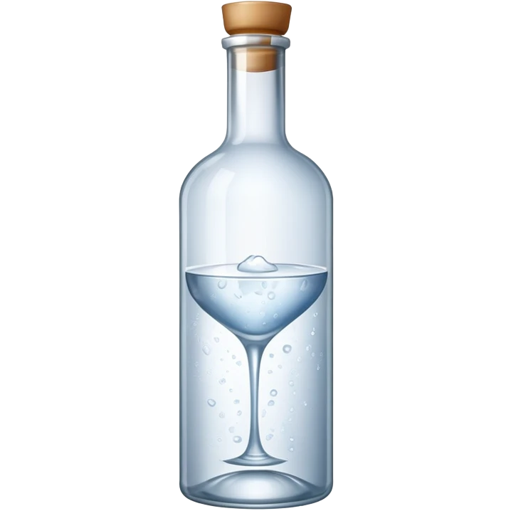bottle of vodka emoji