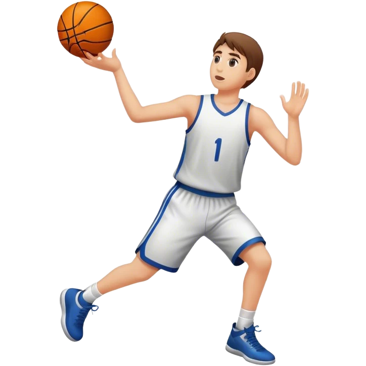 throw basketball and miss emoji