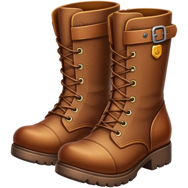 brown boots  emoji