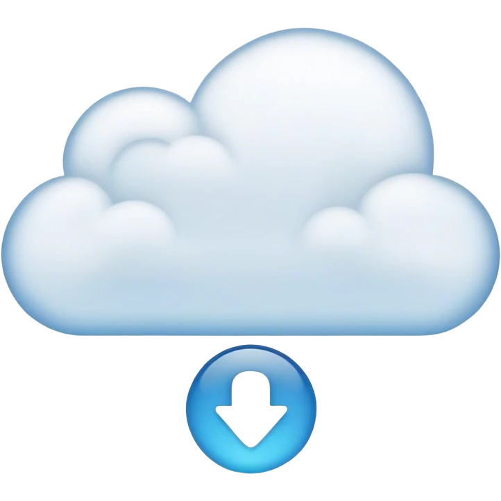 cloud computing emoji