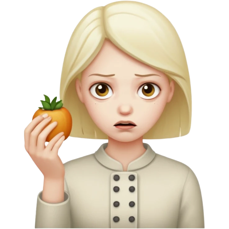 saying no to food emoji