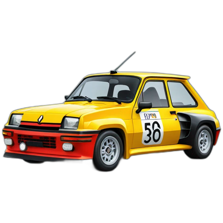 renault 5 turbo rally emoji