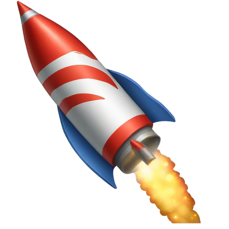 firework rocket emoji