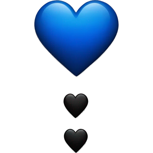 heart-deep-blue-and-black-color emoji