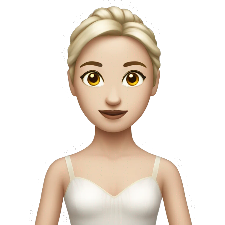 white skin ballerina emoji
