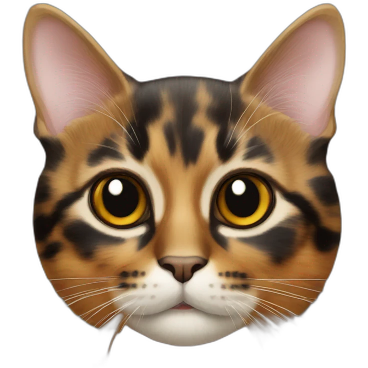 Cat tortoiseshell emoji