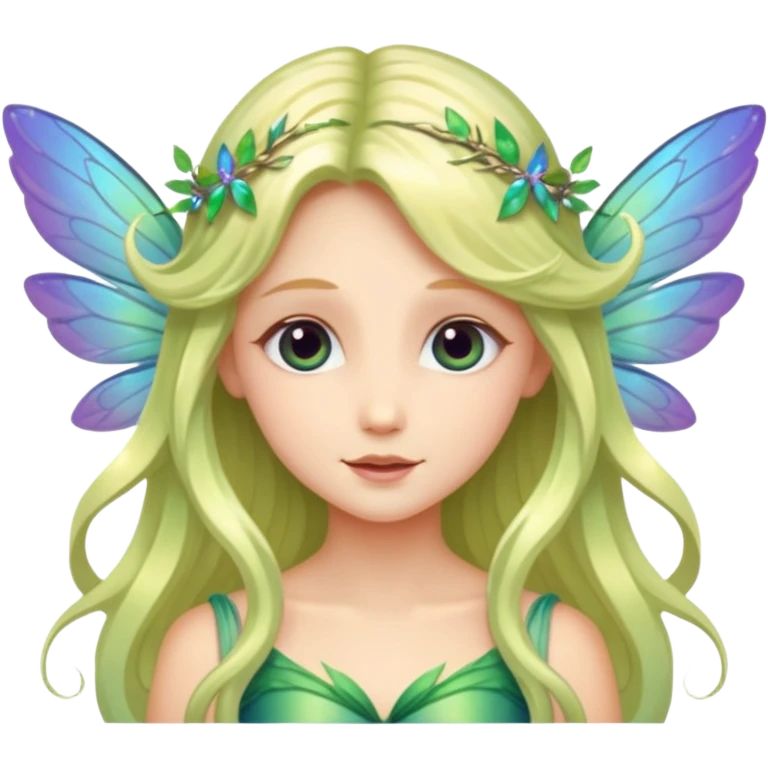 fairy with delicate wings emoji