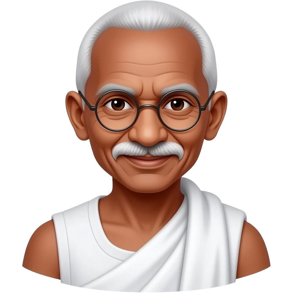 Mahatma Gandhi emoji