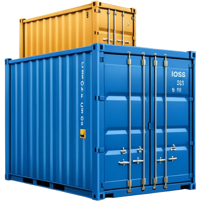 goods Contener emoji which is used for shipment of goods, single contaner emoji
