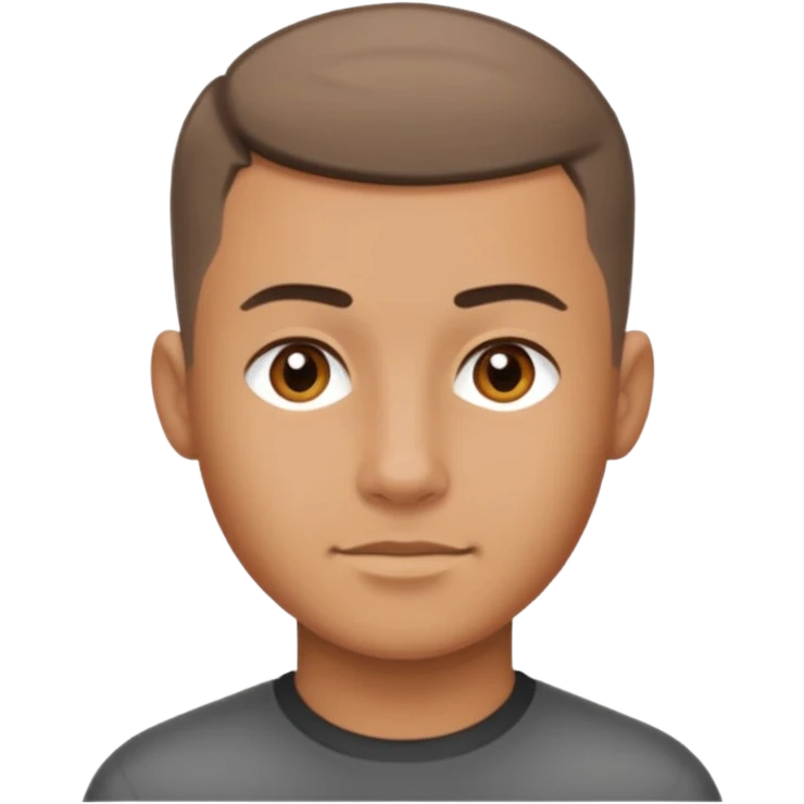 crew cut shorter hair emoji