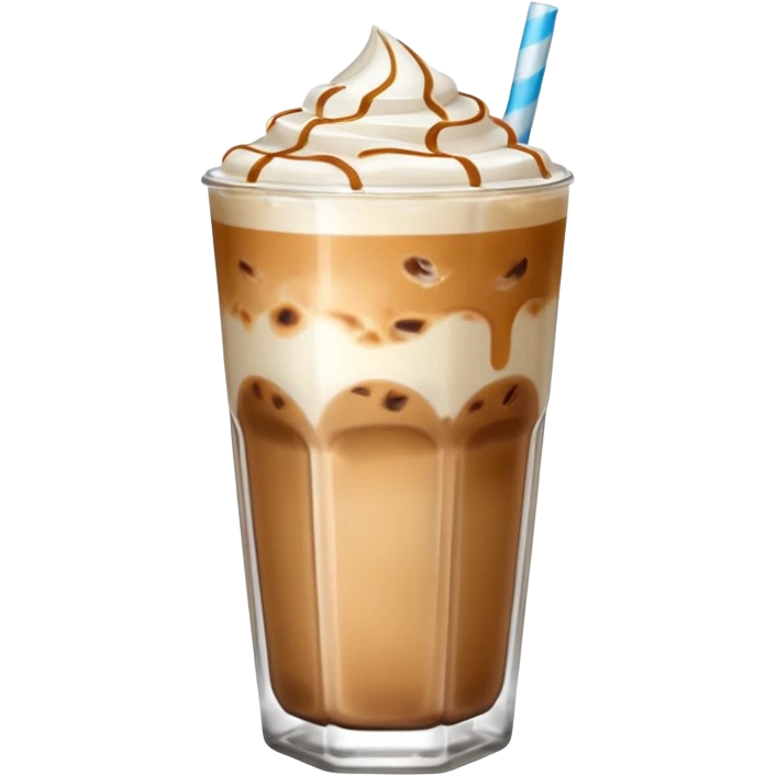 Iced latte emoji