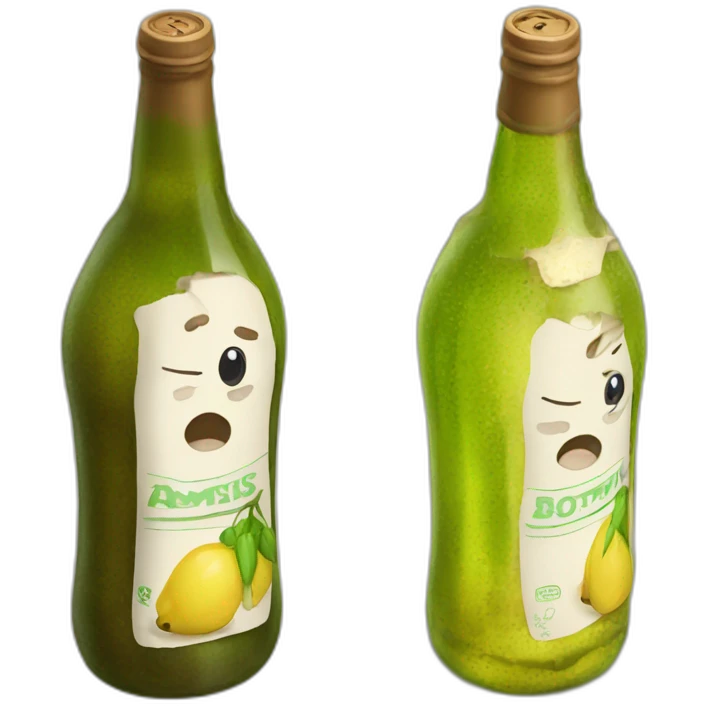 Botella anis emoji
