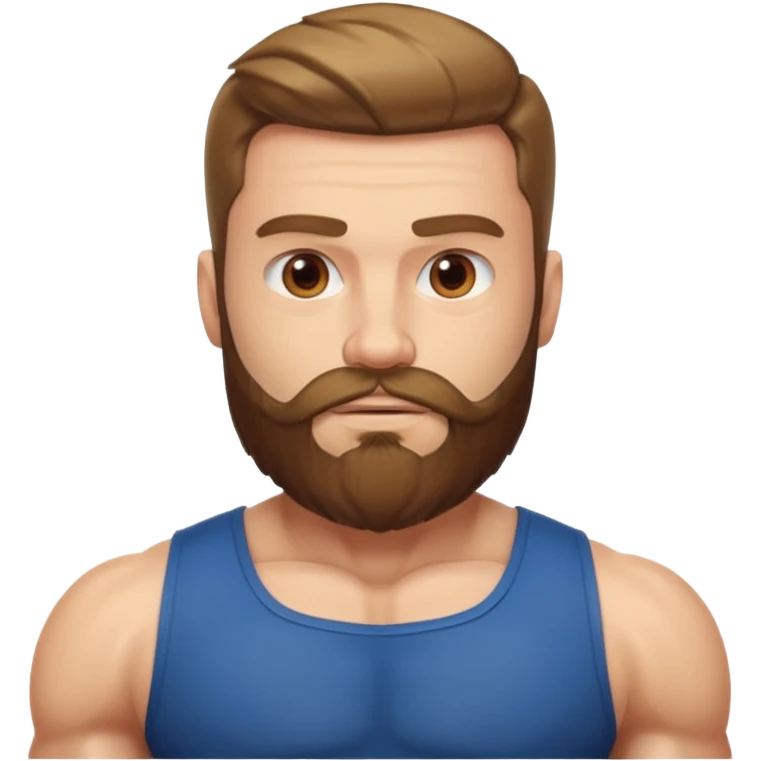 heroic man with beard emoji