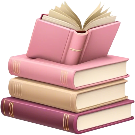 books, make them light pink and beige pls emoji