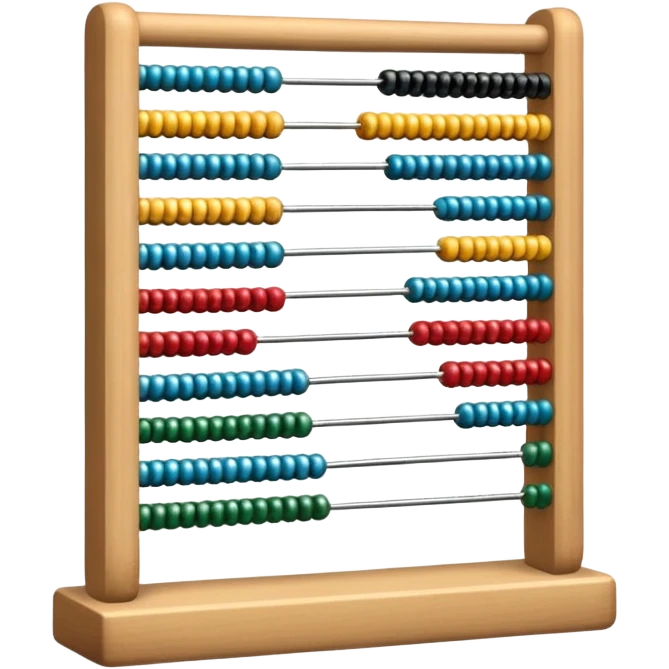 abacus design very different styles. emoji