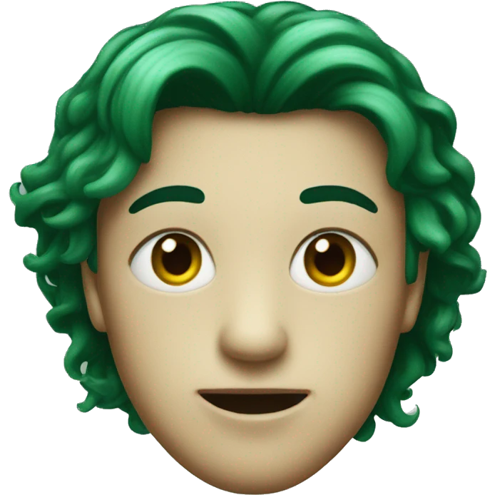 Dark green heart emoji