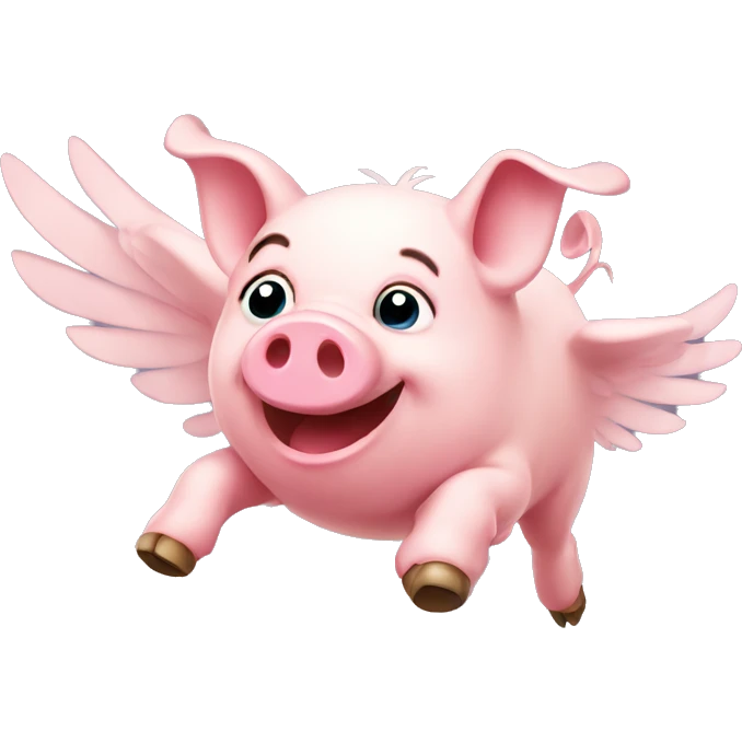 flying pig emoji
