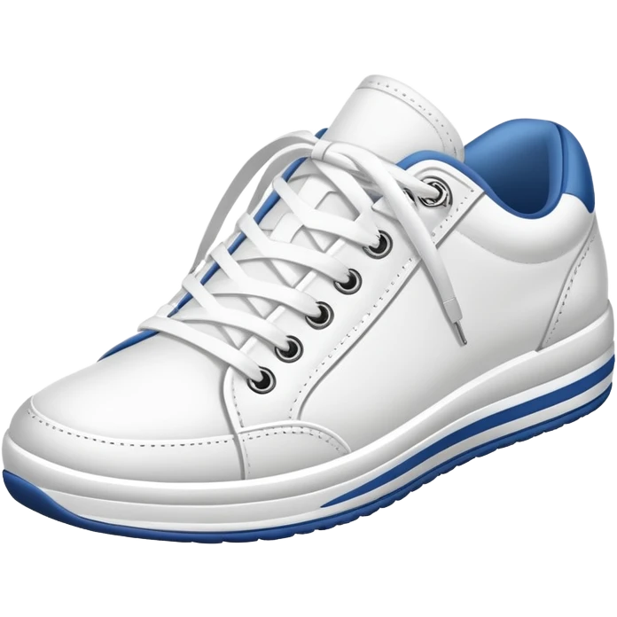 Athletic sneaker shoe with laces emoji