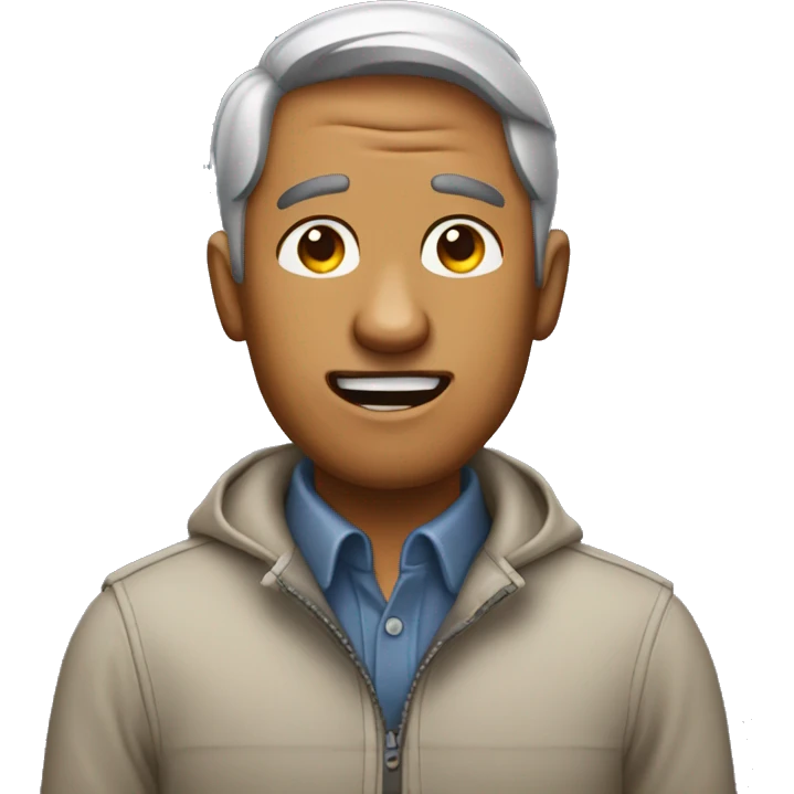  Guy who was told a bad joke emoji