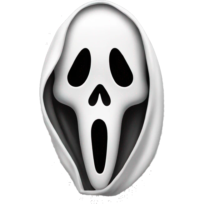 Ghostface from scream emoji