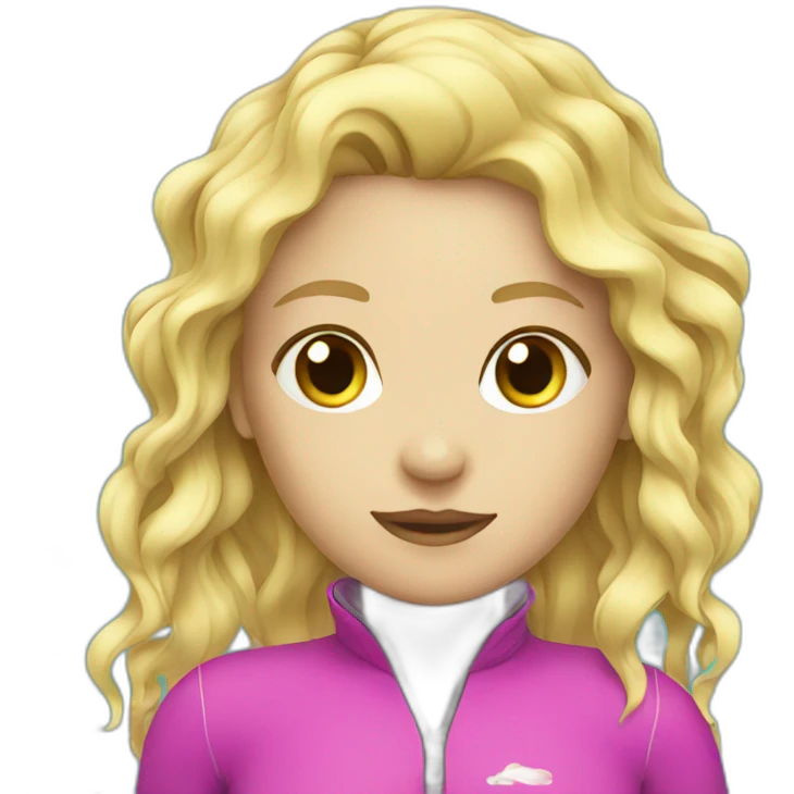 swimming girl blonde emoji