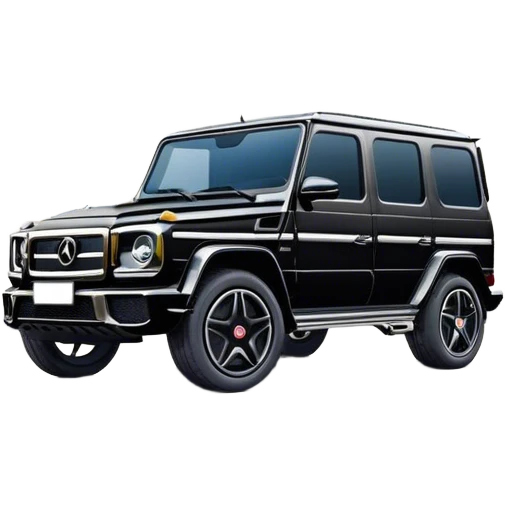 2025 Black G wagon parked catty corner  emoji
