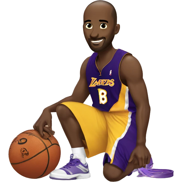 Kobe with a mamba  emoji