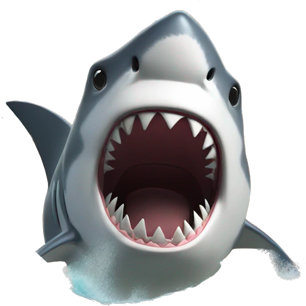 shark explosion emoji