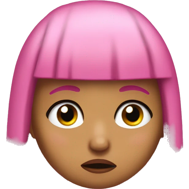 Nicki minaj crying pink tears  emoji