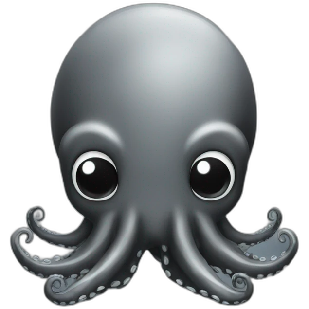 black octopus emoji
