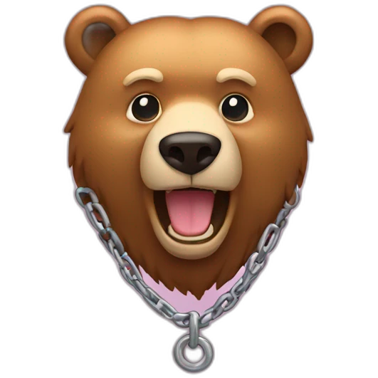 bear chain emoji