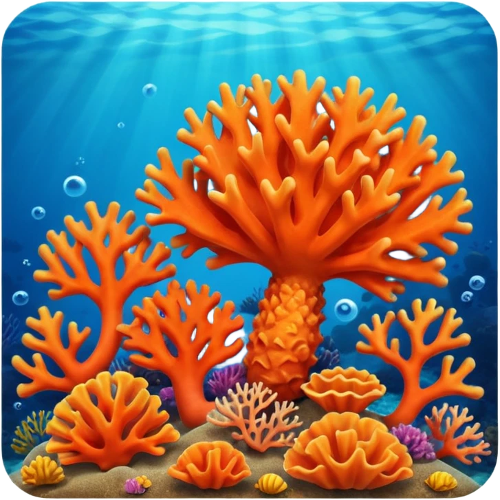 Coral emoji
