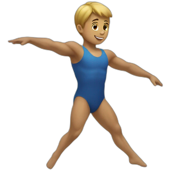 gymnastique homme emoji