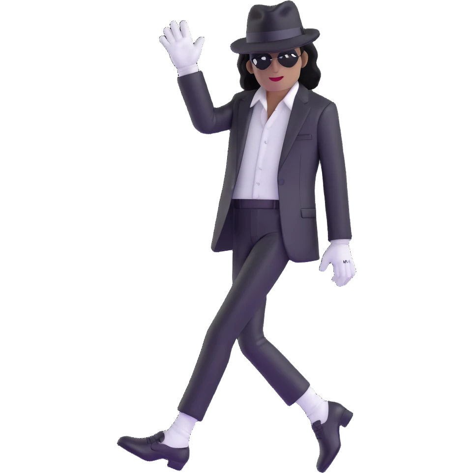 Michael Jackson iconic look emoji